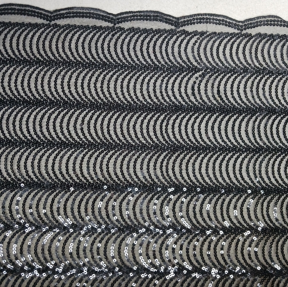 Black Sequin Evening Wrap/scarf NWOT - Picture 6 of 9